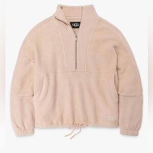 NWT UGG Women's Elana Mixed Half Zip Pullover